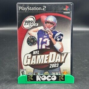 NFL GameDay 2003 PS2 (Sony PlayStation 2, 2002) Complete W/ Manual
